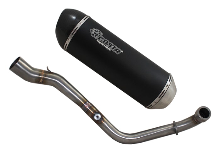 Exhaust Sport Carbon catalyzed &amp; homologated for Honda SH 125cc