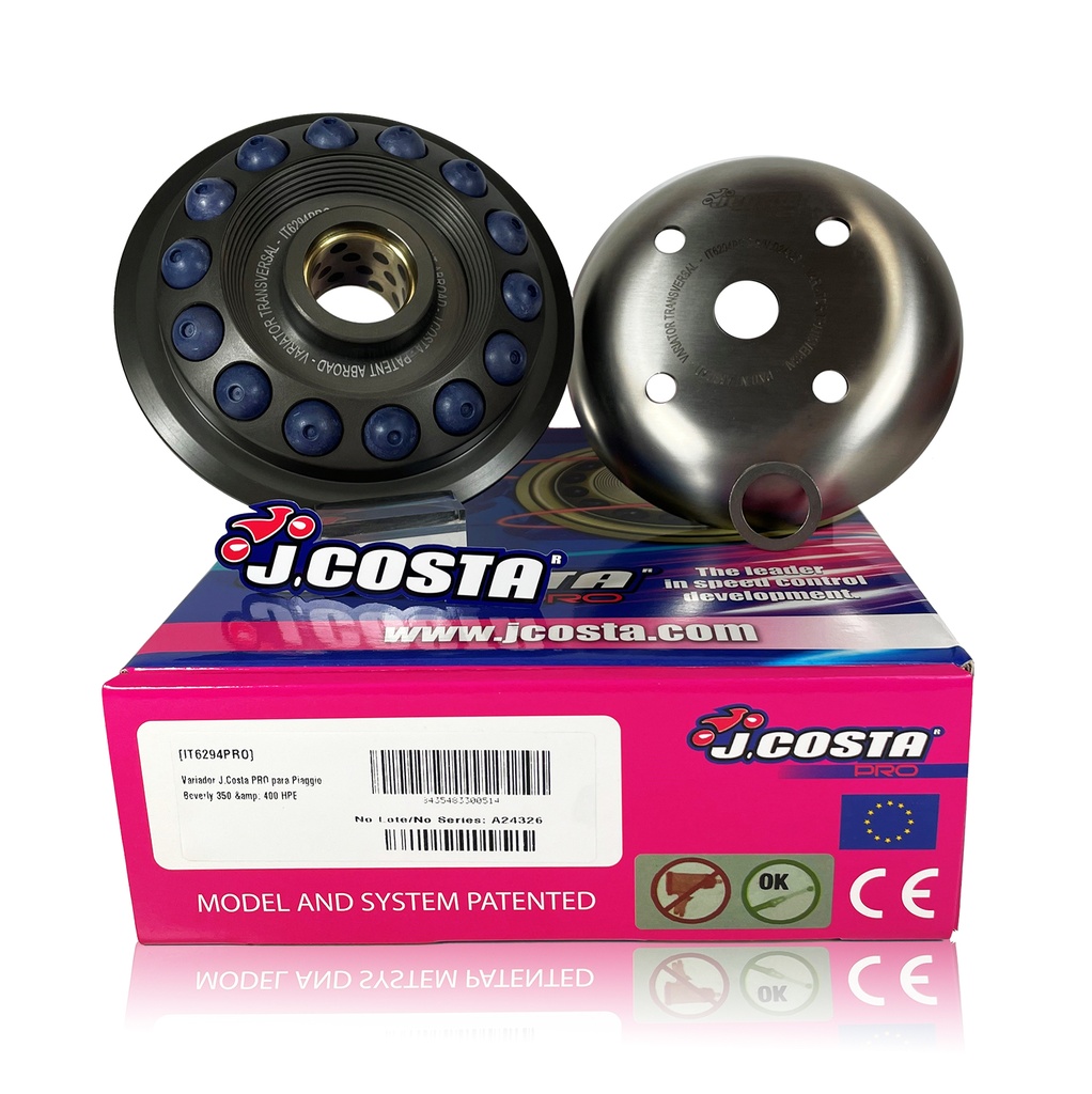 Variateur J.Costa PRO pour Piaggio Beverly 350cc
