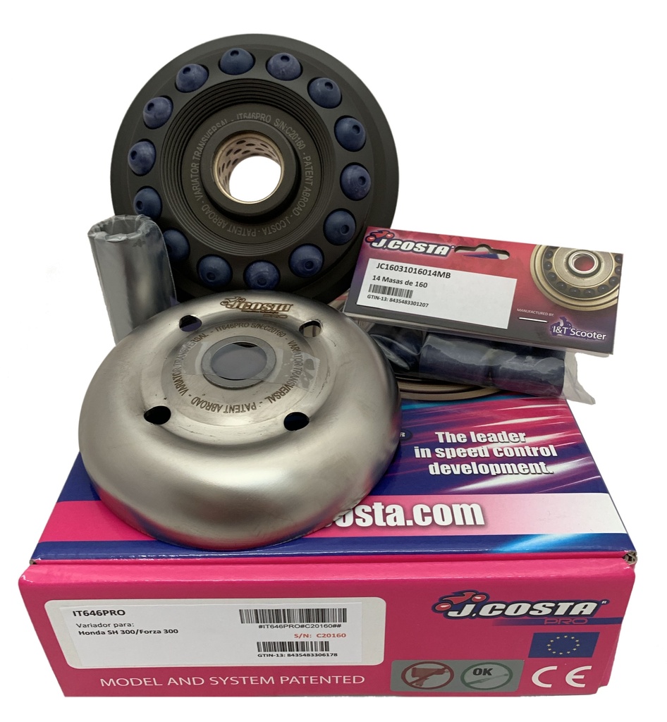 Variatore J.Costa PRO per Honda SH 300 e Forza 300