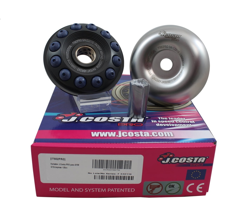 Variador J.Costa PRO per SYM GTS/Joymax 125cc