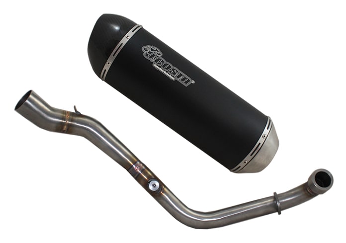 Exhaust Sport Carbon catalyzed &amp; homologated for Yamaha BW’S 125cc
