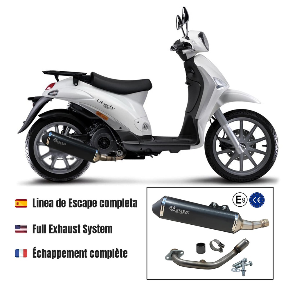 Marmitta Racing per Piaggio Liberty 125-200