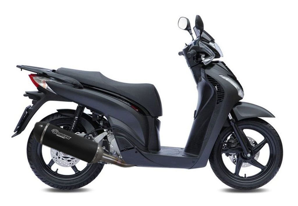 Exhaust Sport Carbon catalyzed &amp; homologated for Honda SH/ S-WING/ DYLAN 150cc